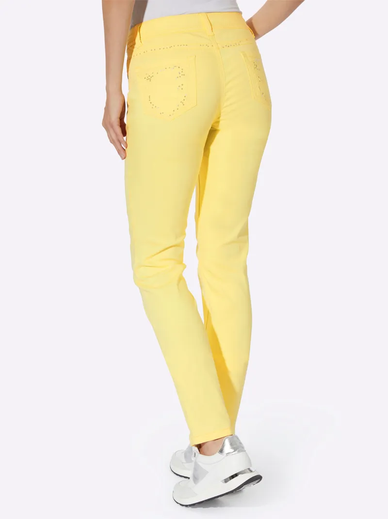 heine Röhrenjeans, Zitrone, – Produktbild 2 von 2