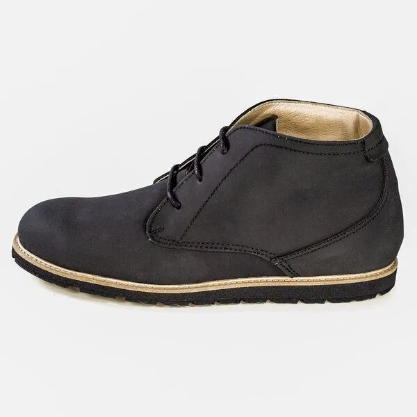 Fairticken Fairticken Vegane Boots ALENTIRE mit recycelter Reifensohle, Schwarz, – Produktbild 1 von 4