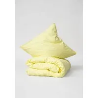 MELA Perkal Bettwäsche Set BHANU | von MELA | Fairtrade & GOTS zertifiziert, Soft lemon, – Produktbild 1 von 1