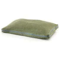 CHILL THE DOG® CHILL THE DOG® Hundekissen orthopädisch & waschbar – Bio-Hanf & Naturlatex, Forrest green (grün) rv hellbl, – Produktbild 2 von 5