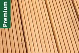 woodstore24 woodstore24 Bangkirai Premium KD grob / fein geriffelt 25 x 145 mm, 4,57 m lang - Sichtseite fein geriffelt – Produktbild 1 von 1