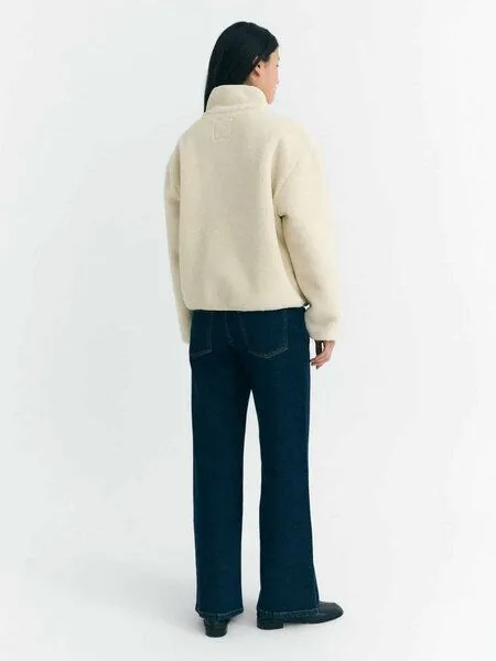thinking mu thinking mu Damen Jacke - Kourtney Jacket, Ivory (beige), – Produktbild 4 von 4