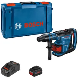 Bosch Professional Bosch Professional Bosch Akku-Bohrhammer BITURBO GBH 18V-40 C, SDS-max, incl. 2x Akku ProCORE 5,5 Ah, Schnellladegerät, Zubehör, XL-BOXX – Produktbild 1 von 1