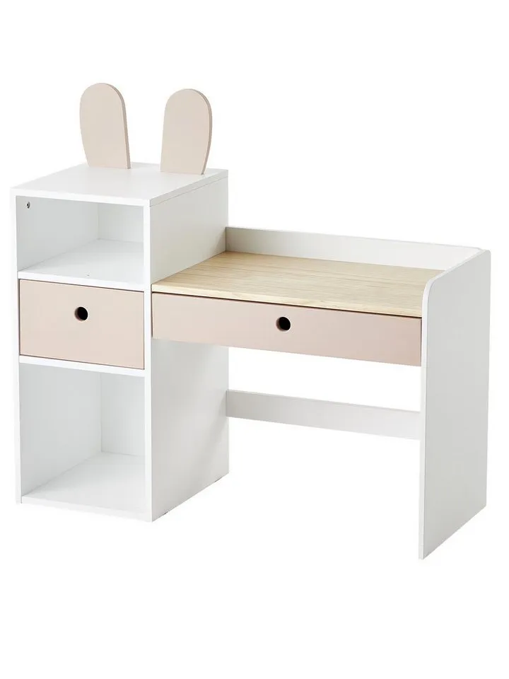 Vertbaudet Vertbaudet Kinderschreibtisch mit Hasenohren BUNNY, Weiß, – Produktbild 6 von 6