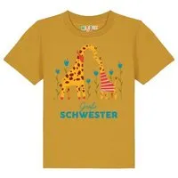 watabout kids watabout.kids T-Shirt Kinder Giraffe Große Schwester, Ochre, – Produktbild 1 von 1