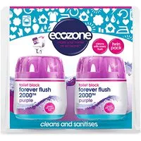 Ecozone Ecozone Forever Flush Toilet Block 2000 Indigo Twin Pack – Produktbild 1 von 1