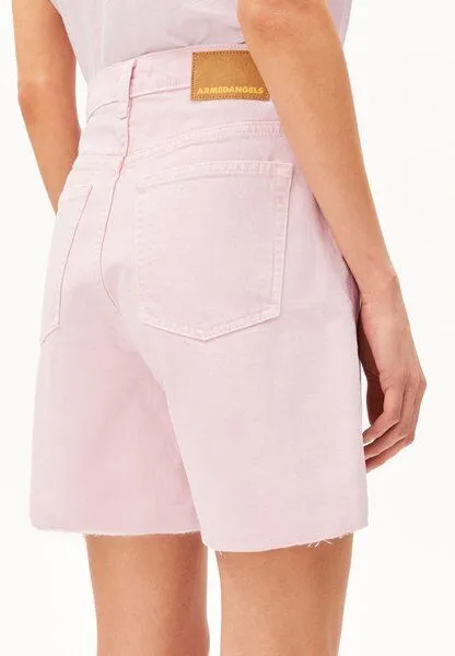 ARMEDANGELS ARMEDANGELS THALINAA Damen Jeans-Shorts aus 100% recycelter Baumwolle, Pink mist, – Produktbild 3 von 4
