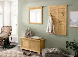 OTTO home Schuhbank Ayanna, Bank, Sitzbank, im Landhausstil, FSC®, Sitzbank aus massiver Kiefer, FSC®, Breite 110 cm, Sitzhöhe 53 cm – Produktbild 1 von 1
