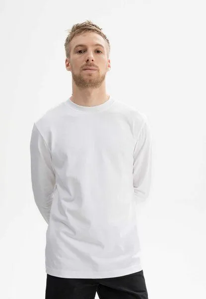 MELA MELA Langarmshirt Style TEJAS aus 100% Bio-Baumwolle, Weiss, – Produktbild 1 von 4