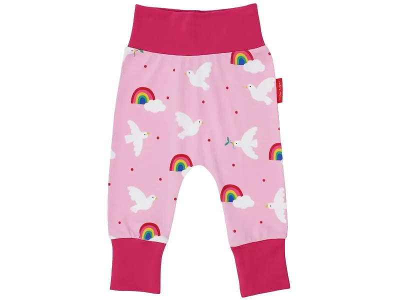 Toby Tiger Toby Tiger Baby und Kinder Hose Yoga Friedenstaube (3-6 Monate), Mehrfarbig, – Produktbild 1 von 2