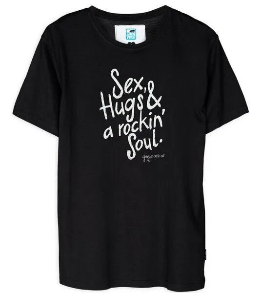 Gary Mash GARY MASH Shirt Rockin' Soul aus Biobaumwolle, Schwarz, – Produktbild 2 von 4