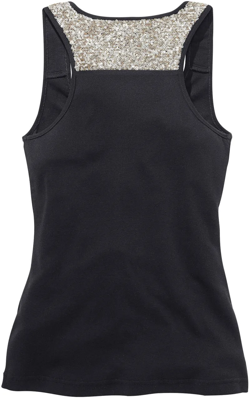 Lascana Ripptanktop, Schwarz, – Produktbild 2 von 2