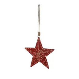 Mitienda Shop Mitienda Shop Sternhänger mit Muster - Weihnachtsdeko 27cm – Produktbild 1 von 1