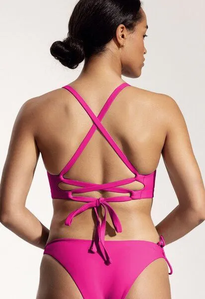 Oy Oy Surf Bikini Oberteil „Goby“, Magenta, – Produktbild 3 von 3