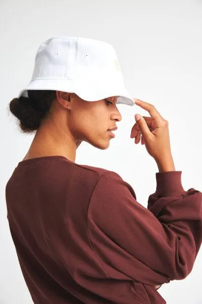 Baìge the Label Baìge the Label Bucket Hat, Weiss, – Produktbild 3 von 4