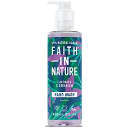 Faith in Nature Faith in Nature Lavender & Geranium Handseife 400ml – Produktbild 1 von 1
