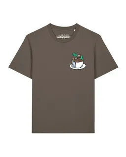watapparel watapparel T-Shirt Unisex Coffee waves – Produktbild 1 von 1