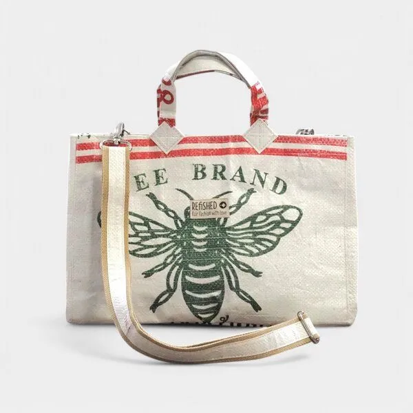 REFISHED fair fashion REFISHED fair fashion Tasche 'ISOLDE BAG', #sugar weiß, – Produktbild 1 von 4