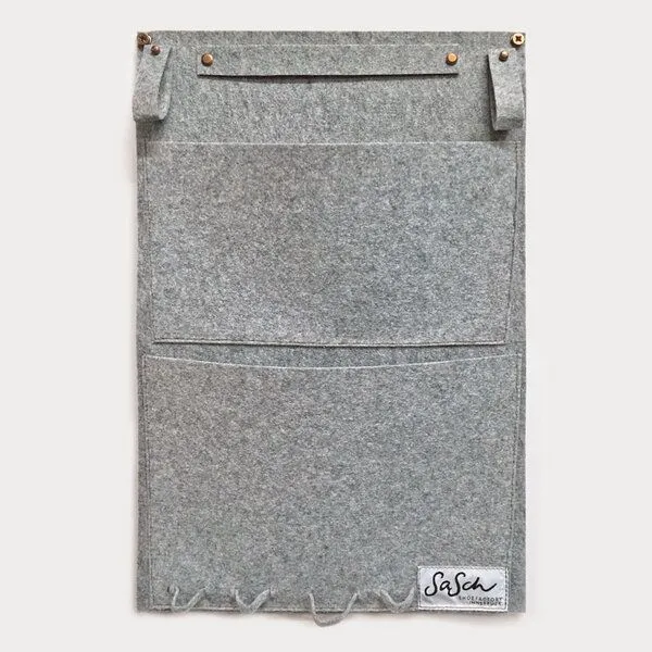 SaSch belt & bags SaSch belt & bags Wandtasche aus Filz, Grau, – Produktbild 3 von 4