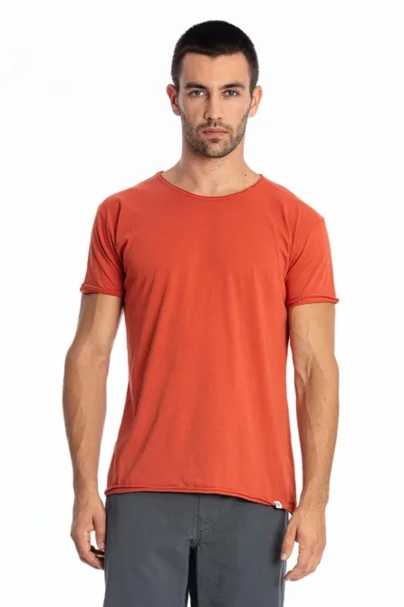 RAVENS VIEW IBIZA RAVENS VIEW IBIZA Herren vegan T-Shirt Rundhalsausschnitt Wild Terracotta Orange, Dunkelorange, – Produktbild 2 von 2