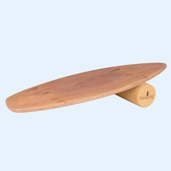 treeletic® treeletic® Balanceboard inkl. Faszienrolle, Vintage rose (rosa), – Produktbild 3 von 3