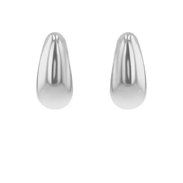 Eppi Eppi Goldene Ohrstecker Apolena, Weiss, – Produktbild 1 von 2