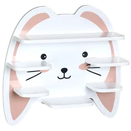 Kesper Kesper Wandregal, ca. 42 x 45 x 12 cm - Hase – Produktbild 1 von 1