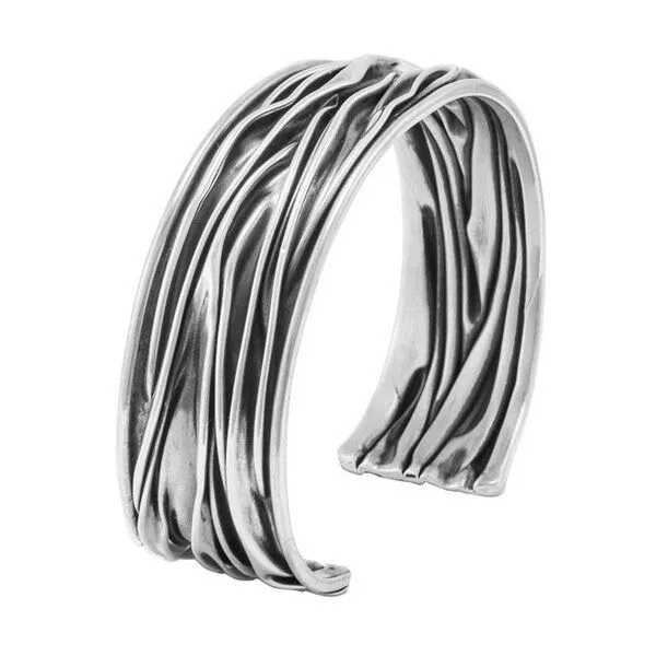 pakilia pakilia Silber Armband Wellen Fair-Trade und handmade – Produktbild 6 von 7