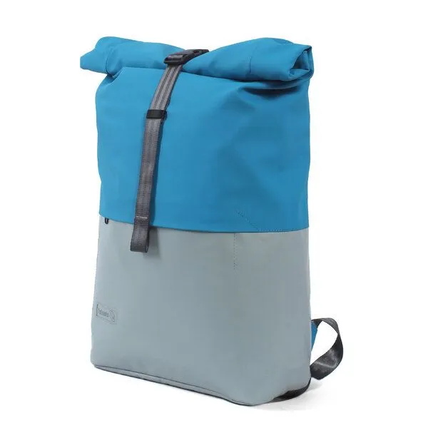 7clouds 7clouds Rolltop-Rucksack Nomo 7.1, Grey-light blue, – Produktbild 2 von 4
