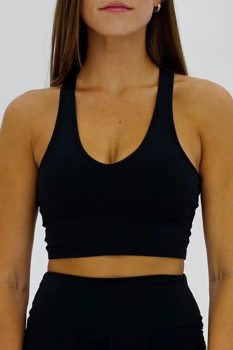 SEAAV SEAAV Damen vegan Bh V-Ausschnitt Onyx, Schwarz, – Produktbild 2 von 2