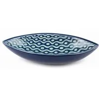 El Puente El Puente Schale "Blue Waves" | Fair Trade & Handmade aus Kenia, Blau,weiß, – Produktbild 1 von 1