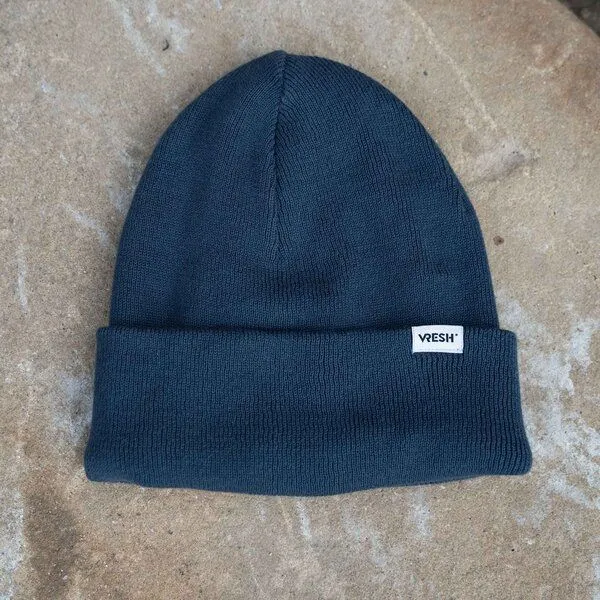 Vresh Clothing Vresh Clothing Veo - Classy Beanie aus Biobaumwolle, Blueberry, – Produktbild 1 von 2