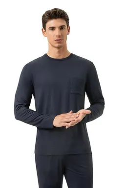 mey Mey Herren langarm Shirt "Jefferson " aus FSC-Modal – Produktbild 1 von 1