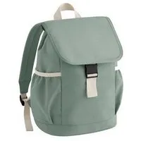 BagBase BagBase Kinder Rucksack Seitentaschen gepolsterte, verstellbare Schulterriemen Haltegriff Backpack Schulrucksack, Dusty green, – Produktbild 1 von 1