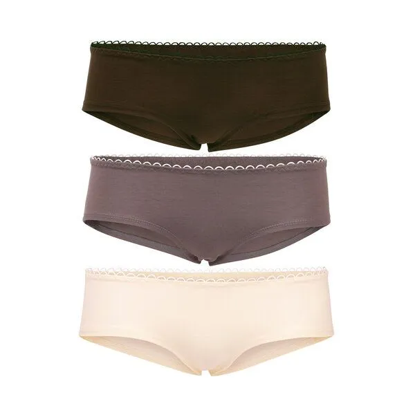 Frija Omina Frija Omina Vier Elemente Unterhosen Set, Braun erde, – Produktbild 1 von 3