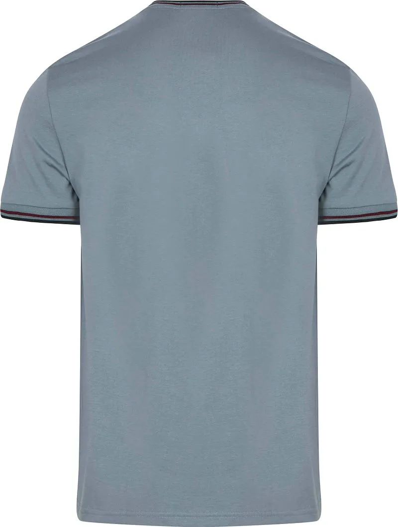 Fred Perry Fred Perry Twin Tipped T-Shirt Blau 98A - Größe XXL, Blau, – Produktbild 5 von 5