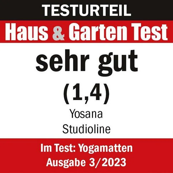 Yosana Yosana Yogamatte Ultra Grip inkl. Baumwolltragegurt (Grün) – Produktbild 4 von 8