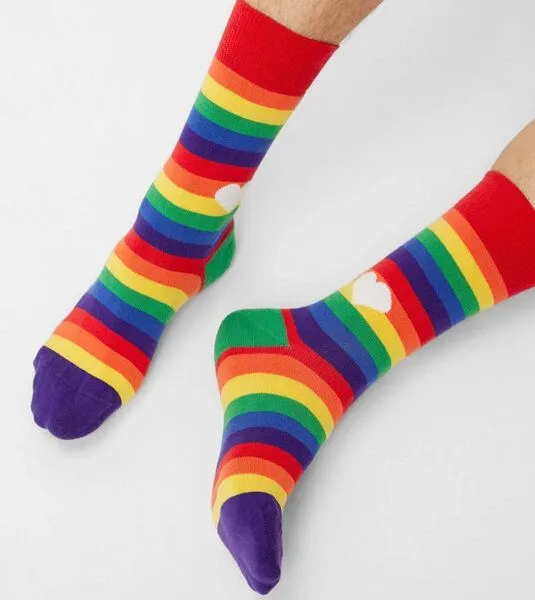 Natural Vibes Natural Vibes Rainbow Socken Bio GOTS | Bunte Socken | Herren Damen Socken | Lustige Socken – Produktbild 4 von 4