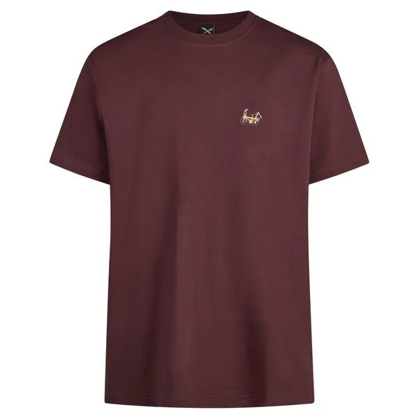 Iriedaily Iriedaily Bonacycle T-Shirt, Aubergine (rot), – Produktbild 1 von 3