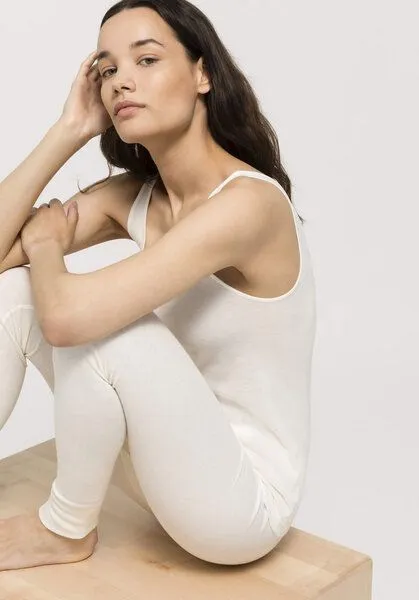 hessnatur hessnatur Leggings regular cut aus reiner Bio-Baumwolle, Natur, – Produktbild 7 von 7