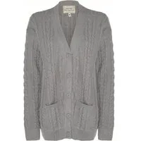 Will s Vegan Store Will's Vegan Store Damen vegan Strickjacke Grobstrick Grau – Produktbild 1 von 1