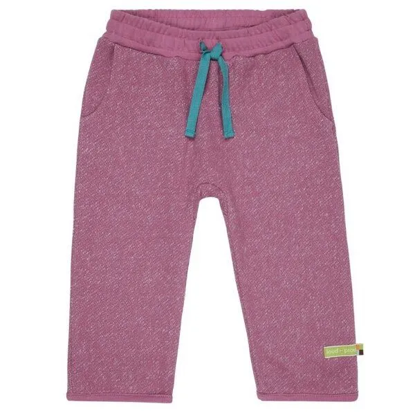 loud + proud loud + proud Hose Melange Strick, Grape (pink), – Produktbild 1 von 1