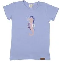 Walkiddy Kleinkinder T-Shirt Bio-Baumwolle - Walkiddy Nachhaltig Blau Seahorses GOTS-zertifiziertumweltfreundlich. – Produktbild 1 von 1