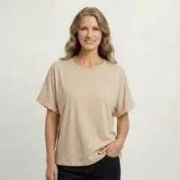 YTWOO YTWOO Oversize Damen T-Shirt aus nachhaltiger Bio-Baumwolle – Produktbild 1 von 1