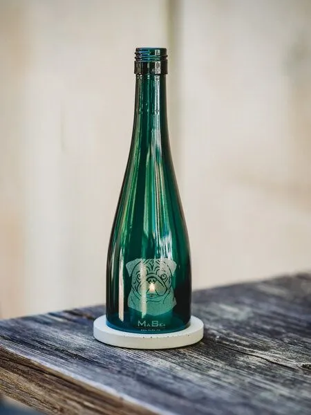 MaBe MaBe Der MOPS Upcycling aus der leeren Flasche, Petrol, – Produktbild 3 von 4