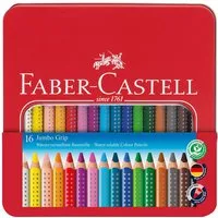 Faber Castell Faber-Castell Buntstifte "Jumbo Grip", 16er-Set im Metalletui – Produktbild 1 von 1
