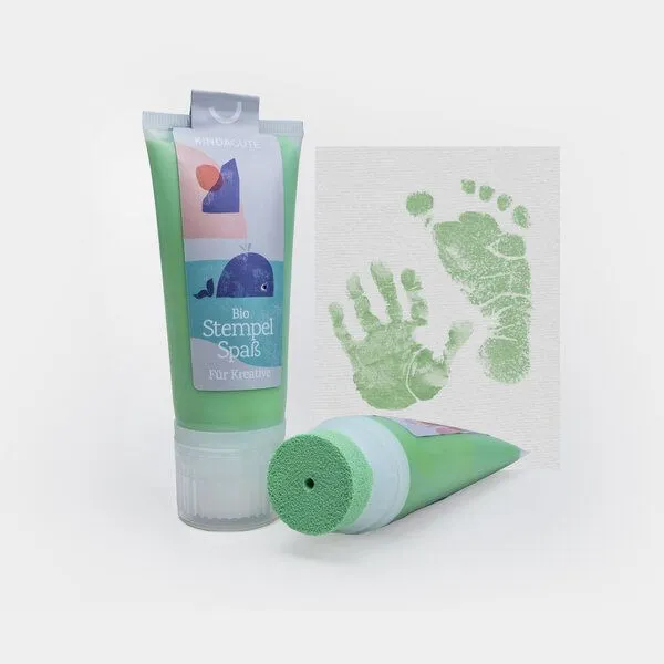 KINDACUTE KINDACUTE Bio Stempelspaß für Babys & Kids, Linde, – Produktbild 1 von 4