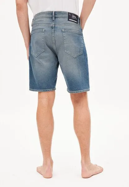 ARMEDANGELS ARMEDANGELS AARVO - Herren Jeans Shorts aus Bio-Baumwoll Mix, Ocean, – Produktbild 2 von 4