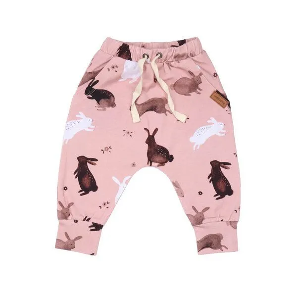 Walkiddy Walkiddy Baby Hose *Happy Rabbits* Gots Bio – Produktbild 1 von 2