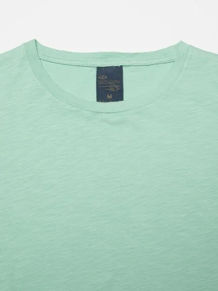 Nudie Jeans Nudie Jeans Herren T-Shirt "Roffe", Turquoise, – Produktbild 2 von 6